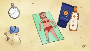 Hoe werkt zonnebrand? 