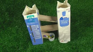 Van melkpakken