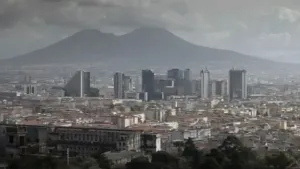 Een vulkaan in Italië