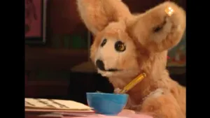 15. Dasje volgt een vossenspoor