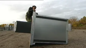 Voor glas, papier en afval 