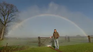 Een boog van kleuren