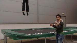 Een mat met stalen veren