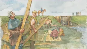 Dorpen op de bodem van het IJsselmeer