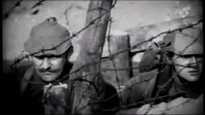 Het lijden van de soldaat in loopgraven