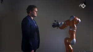 Mens en robot