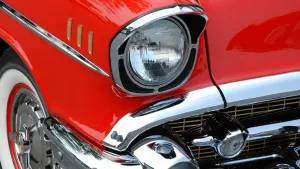 Een laagje chroom glimt en beschermt tegen roest