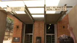 Rassenscheiding van wit en zwart