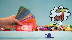 Geld geven aan een bedrijf in ruil voor winst