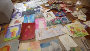 Olieverf, kleurpotloden, stiften en waterverf