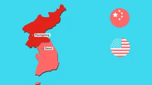 Oorlog en wantrouwen tussen Noord-Korea en Zuid-Korea