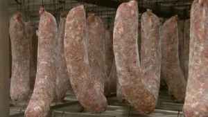 Vlees in een velletje