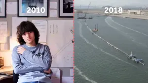 Boyan Slat wil de oceanen schoonmaken