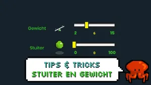 Bepaal zelf hoe zwaar je speler is