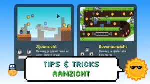 Zijaanzicht of bovenaanzicht