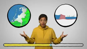 Meer water in de zee door opwarming van de aarde