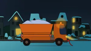 Waarom strooien we zout als het glad is?