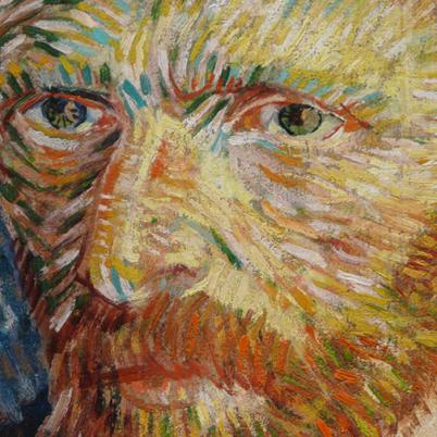Zelfportret van Vincent van Gogh.