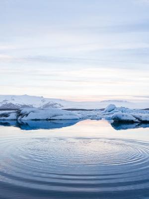 Ijsschotsen op de Noordpool