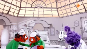 Poppen in het museum van gewone dingen.