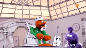 Poppen in het museum van gewone dingen.