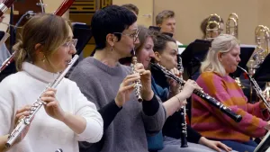 Fagot, hobo, klarinet en fluit