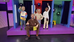 Foto van Daan Boom met kinderen