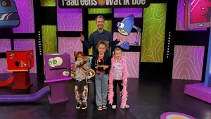 Foto van Daan Boom met kinderen