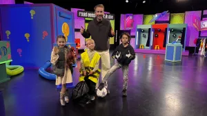 Foto van Daan Boom met kinderen