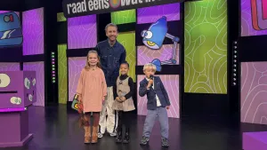 Foto van Daan Boom met kinderen