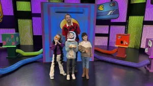 Foto van Daan Boom met kinderen
