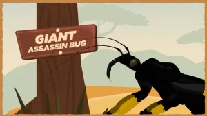 Afbeelding giant assassin bug animatie