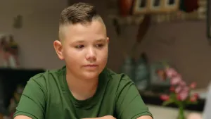 De campingtaart van Anthony